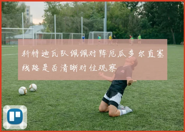 科特迪瓦队佩佩对阵厄瓜多尔直塞线路是否清晰对位观察